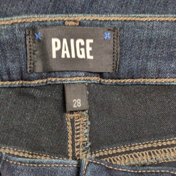NWT Paige Verdugo Ankle in Attica Dark Wash 5 Pocket Skinny Jeans Size 28 - Picture 8 of 14